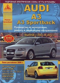����� Audi A3, A3 Sportback ������/������ � 2003-2012�. ����������� �� ������������, ������������ � �������