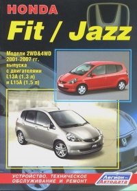 ����� HONDA Fit/Jazz ������ � 2001-2007 ��.  ����������, ����������� ������������ � ������.