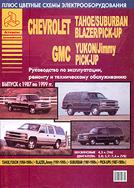 Chevrolet Tahoe, Suburban, Blazer, Pick-Up GMC Yukon, Jimmy  1987-1999 .   ,   