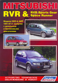 ����� Mitsubishi RVR/RVR Sports Gear/Space Runner ������/������ � 1991-1997 ��. ����������, ����������� ������������ � ������.