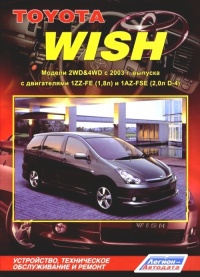 �����  Toyota Wish ������ � 2003 �. ������ 2WD/4WD.  ����������, ����������� ������������ � ������.