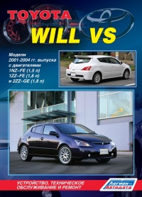 �����  Toyota Will VS ���������� ������ � 2001-2004 ��. �������. ����������, ����������� ������������ � ������.